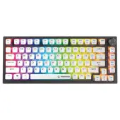 Klawiatura gamingowa Rampage Zenith Pro 8000Hz przewodowa magnetyczno-mechaniczna podświetlana czarna