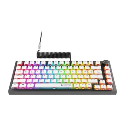 Klawiatura gamingowa Rampage Zenith Pro 8000Hz przewodowa magnetyczno-mechaniczna podświetlana czarna