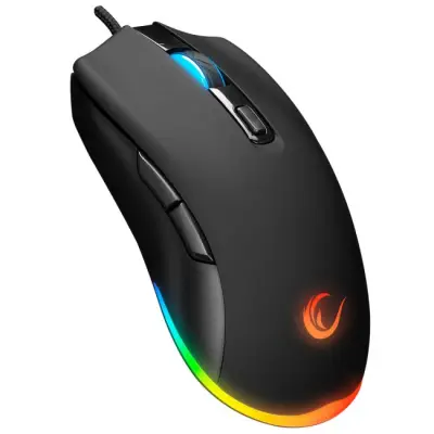 Rampage Fortuna Zestaw gamingowy klawiatura z podkładką i mysz 12800 DPI, czarny