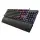 Rampage Fortuna Zestaw gamingowy klawiatura z podkładką i mysz 12800 DPI, czarny