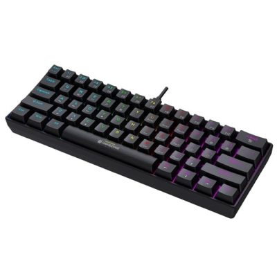 Klawiatura gamingowa Tracer GameZone Claws 61 przewodowa mechaniczna podświetlana czarna