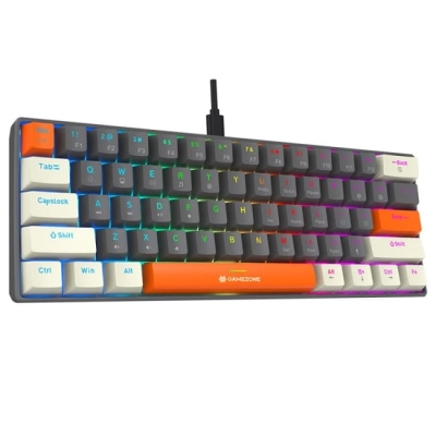Klawiatura gamingowa Tracer GameZone Claws 61 przewodowa mechaniczna podświetlana szara