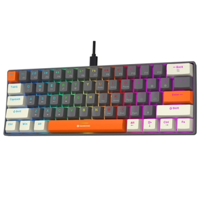 Klawiatura gamingowa Tracer GameZone Claws 61 przewodowa mechaniczna podświetlana szara