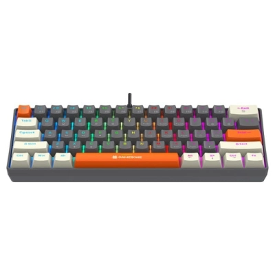 Klawiatura gamingowa Tracer GameZone Claws 61 przewodowa mechaniczna podświetlana szara