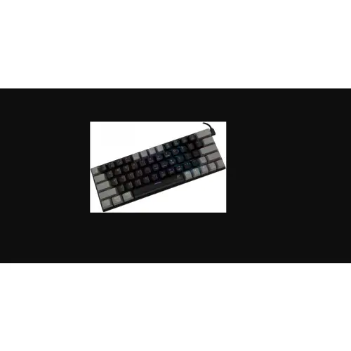 White Shark Wakizashi GK-002121 czarny/szary - niebieskie przełączniki SW