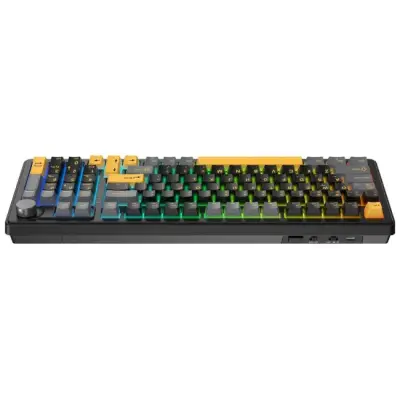 Klawiatura gamingowa White Shark Excalibur czarna KTT Wine Red RGB Hot-Swap