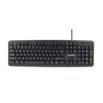 Klawiatura Gembird KB-U-103-RU przewodowa 100% (full-size) czarna