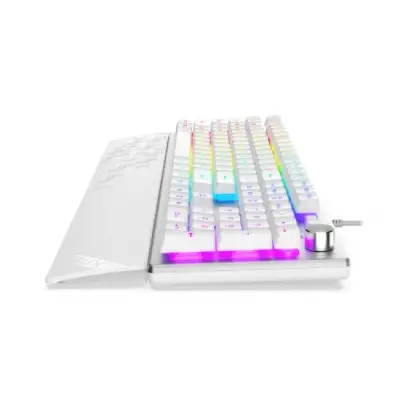 KRUX Frost Silver-White RGB Gaming Keyboard