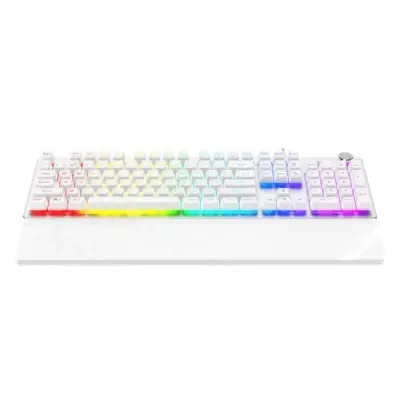 KRUX Frost Silver-White RGB Gaming Keyboard