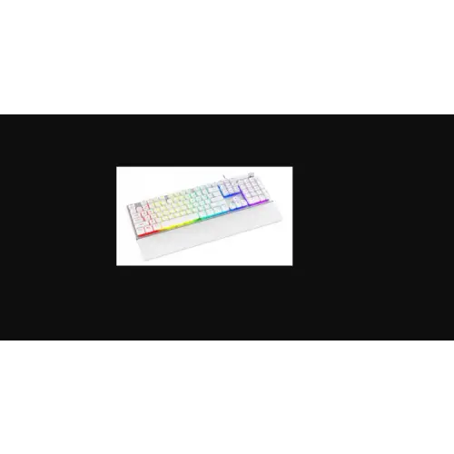 KRUX Frost Silver-White RGB Gaming Keyboard