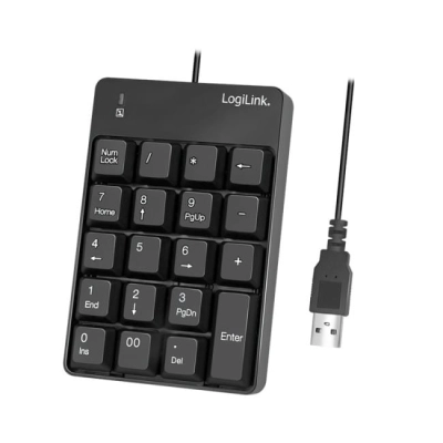 Klawiatura LogiLink ID0184 USB czarna