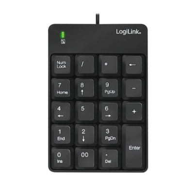 Klawiatura LogiLink ID0184 USB czarna