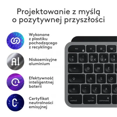 Logitech MX Keys S for Mac Grafitowy