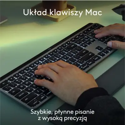 Logitech MX Keys S for Mac Jasnoszary