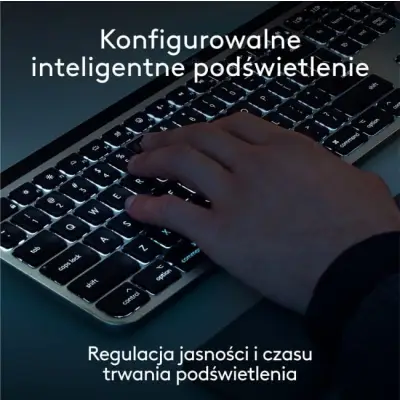Logitech MX Keys S for Mac Jasnoszary