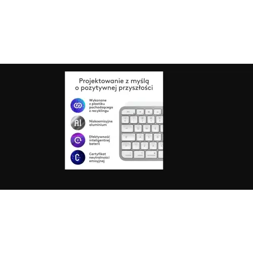 Logitech MX Keys S for Mac Jasnoszary