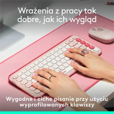 Logitech POP ICON Keys Różowy