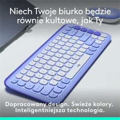 Logitech POP ICON Keys Fioletowy