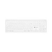 Klawiatura Natec Tang bezprzewodowa 100% (full-size) biała