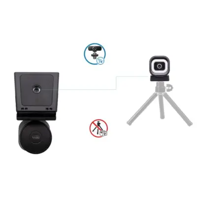 i-tec SOLOMON 700 STREAM 4K Webcam with Ring Light PDAF