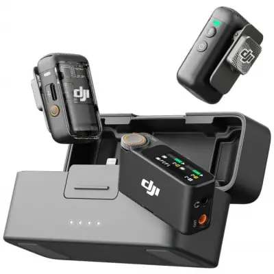 DJI Mic 2 - System mikrofonów bezprzewodowych (2 TX + 1 RX)