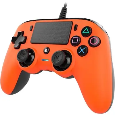 NACON PS4 Pad przewodowy Compact - pomarańczowy