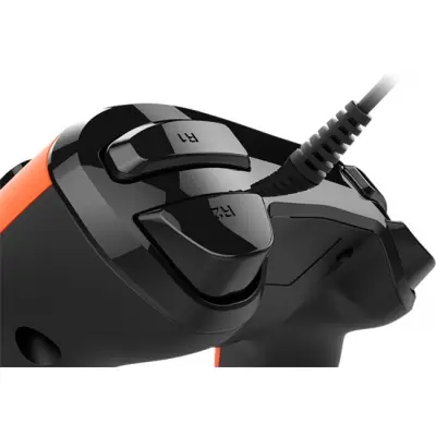 NACON PS4 Pad przewodowy Compact - pomarańczowy