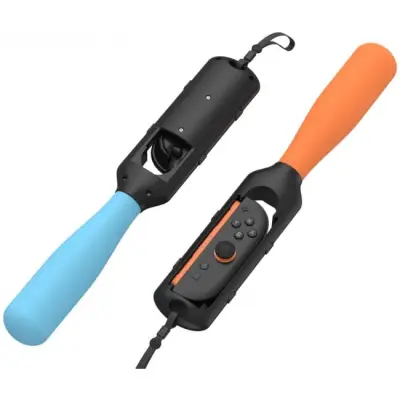 YAXO Baseball Set Joy-Con do Nintendo Switch/Nintendo Switch 2 Inferno Orange&amp;Hydro Blue