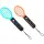 YAXO Tennis Pro Set do Joy-Con Nintendo Switch/Nintendo Switch 2 Inferno Orange&Hydro Blue