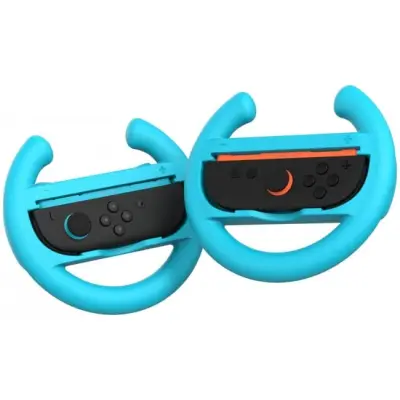 YAXO Wheels Set do Joy-Con Nintendo Switch/Nintendo Switch 2 Inferno Orange&amp;Hydro Blue