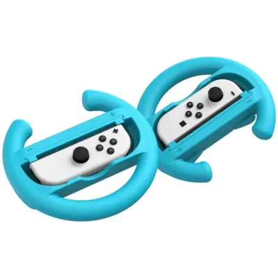 YAXO Wheels Set do Joy-Con Nintendo Switch/Nintendo Switch 2 Inferno Orange&Hydro Blue