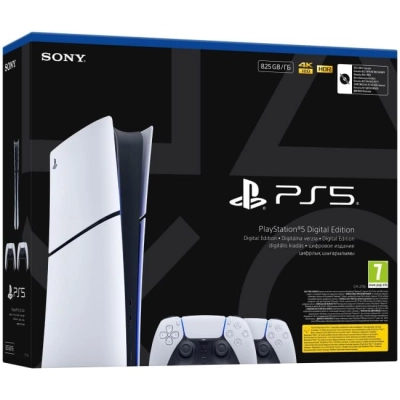 Sony PlayStation 5 Slim Digital Chassis E + 2DS 825GB