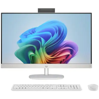 HP All-in-One 27 - Ryzen AI 7 350 27'' 16GB 512GB Win11 Enterprise Biały