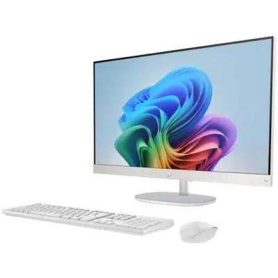 HP All-in-One 27 - Ryzen AI 7 350 27'' 16GB 512GB Win11 Enterprise Biały