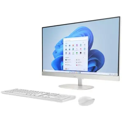 HP All-in-One 27 - Ryzen AI 5 330 27'' 16GB 512GB Win11 Enterprise Biały