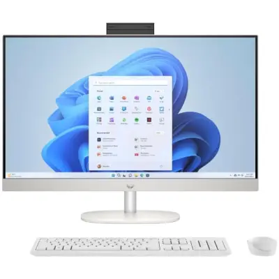 HP All-in-One 27 - Ryzen AI 5 330 27'' 16GB 512GB Win11 Enterprise Biały