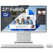 Lenovo IdeaCentre AIO 3 27 - Core i5-13420H 27''-FHD-99% sRGB 32GB 2TB Indukcja Win11 Enterprise Cloud Grey