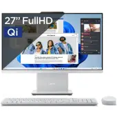 Lenovo IdeaCentre AIO 3 27 - Core i5-13420H 27''-FHD-99% sRGB-Dotyk 16GB 1TB Indukcja W11H Cloud Grey