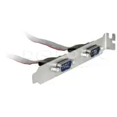 Delock śledź (bracket) 2x COM