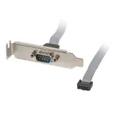 Lanberg śledź 1x DB9(COM) 40cm low profile