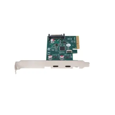 Lanberg karta PCI Express X1 - 2x USB-C 3.2 gen 2x1 śledź low profile