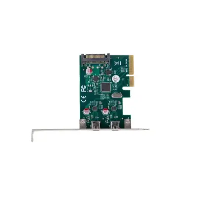 Lanberg karta PCI Express X1 - 2x USB-C 3.2 gen 2x1 śledź low profile