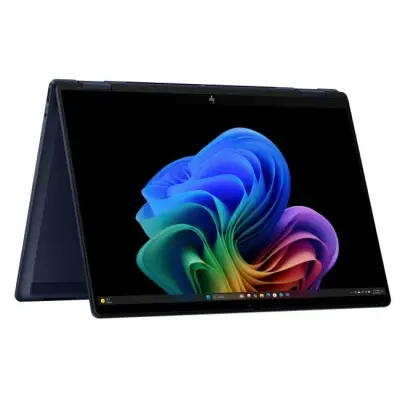 HP OmniBook X Flip -Ultra 7 258V 14"-2K-OLED-Dotyk 32GB 1TB W11H Granatowy