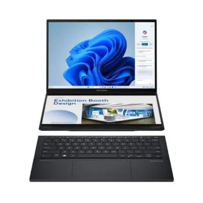 ASUS ZenBook Duo OLED UX8406CA-QL121W - Ultra 7 255H 14" Dotyk 32GB 1TB Win11 Enterprise