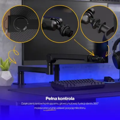 ENDORFY Broadcast Low Profile Boom Arm