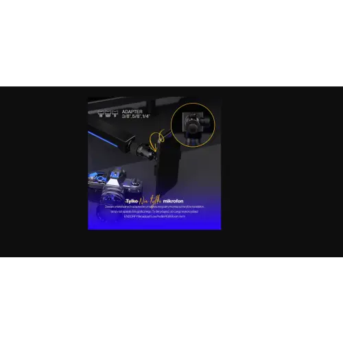 ENDORFY Broadcast Low Profile RGB Boom Arm