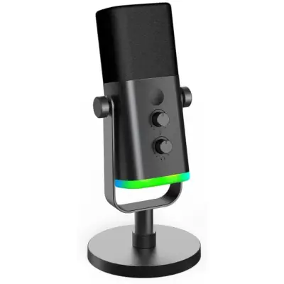 Fifine AM8 AMPLIGAME USB/XLR RGB mikrofon dynamiczny studyjny czarny