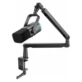 Fifine TAM8 XLR/USB mikrofon studyjny dynamiczny z ramieniem czarny