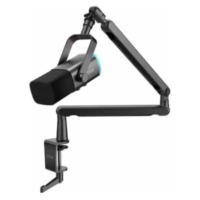 Fifine TAM8 XLR/USB mikrofon studyjny dynamiczny z ramieniem czarny