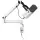 Fifine TAM8 XLR/USB mikrofon studyjny dynamiczny z ramieniem biały